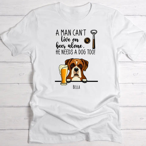 Beer & Woof - Personalised T-Shirt - Featured Image