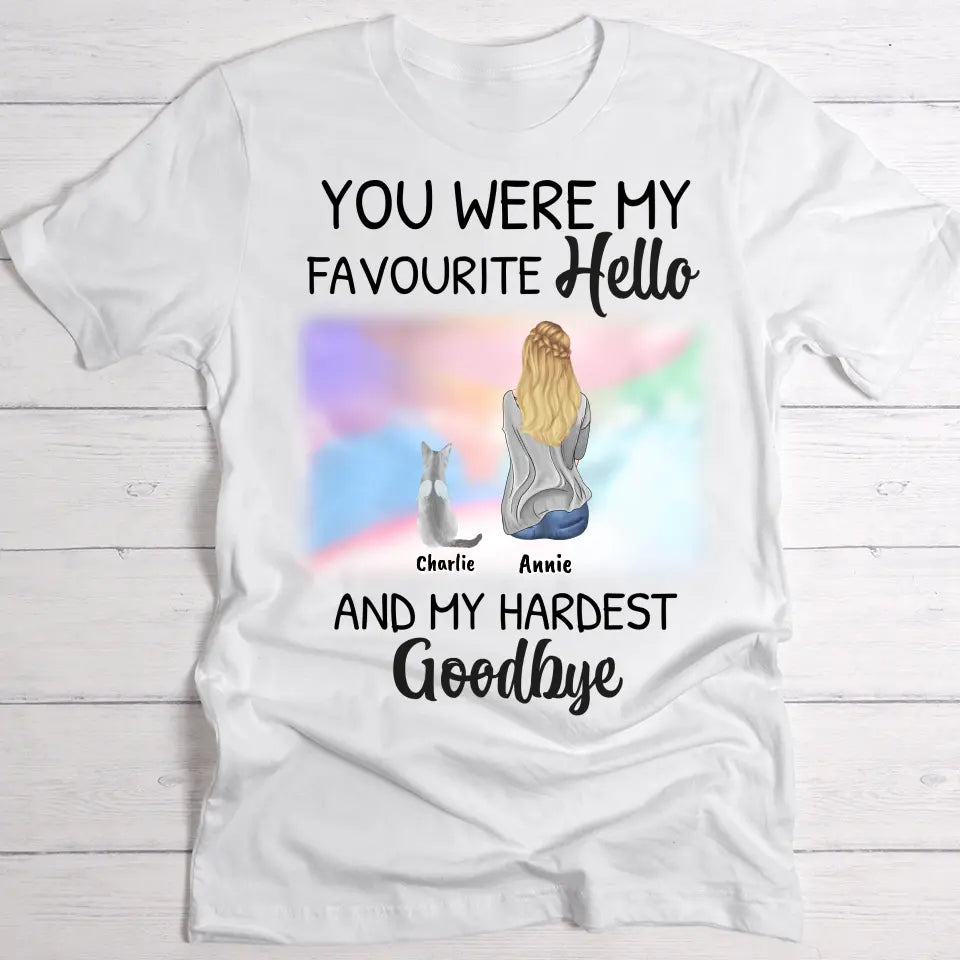 My favourite hello - Personalised T-shirt
