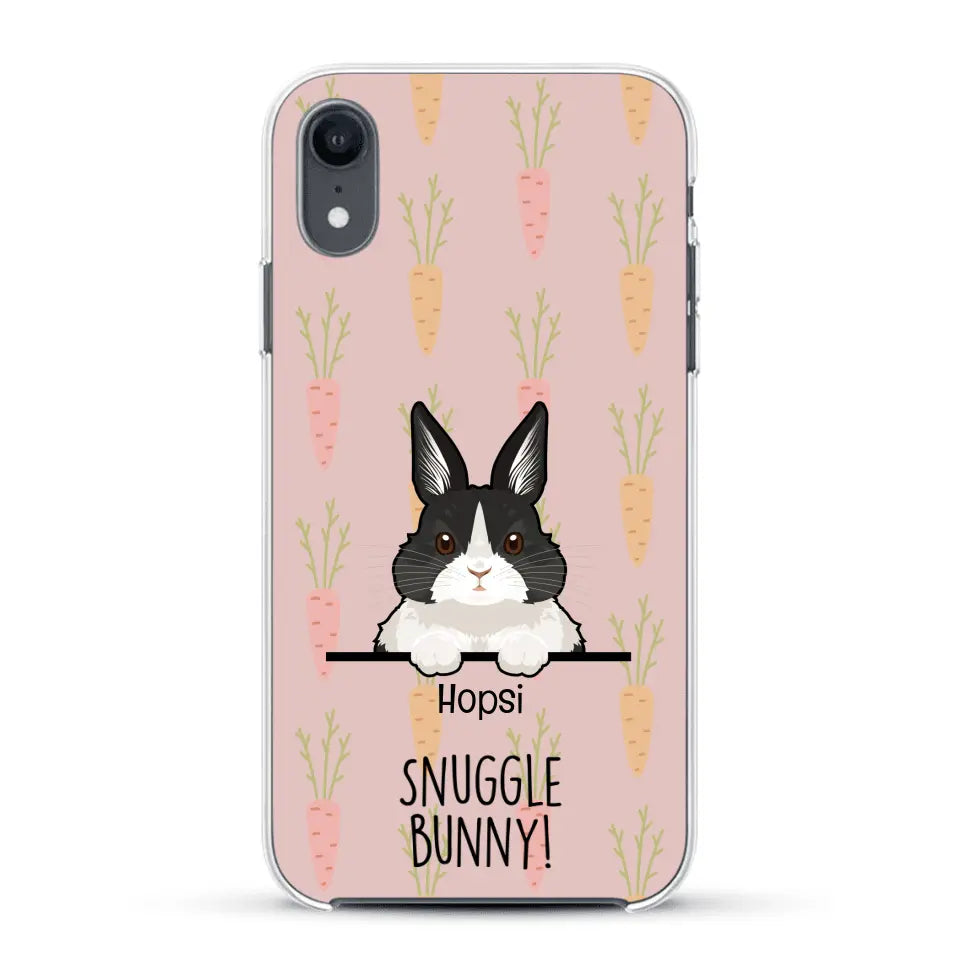 Snuggle bunny - Personalised Phone Case