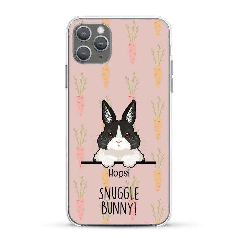 Snuggle bunny - Personalised Phone Case