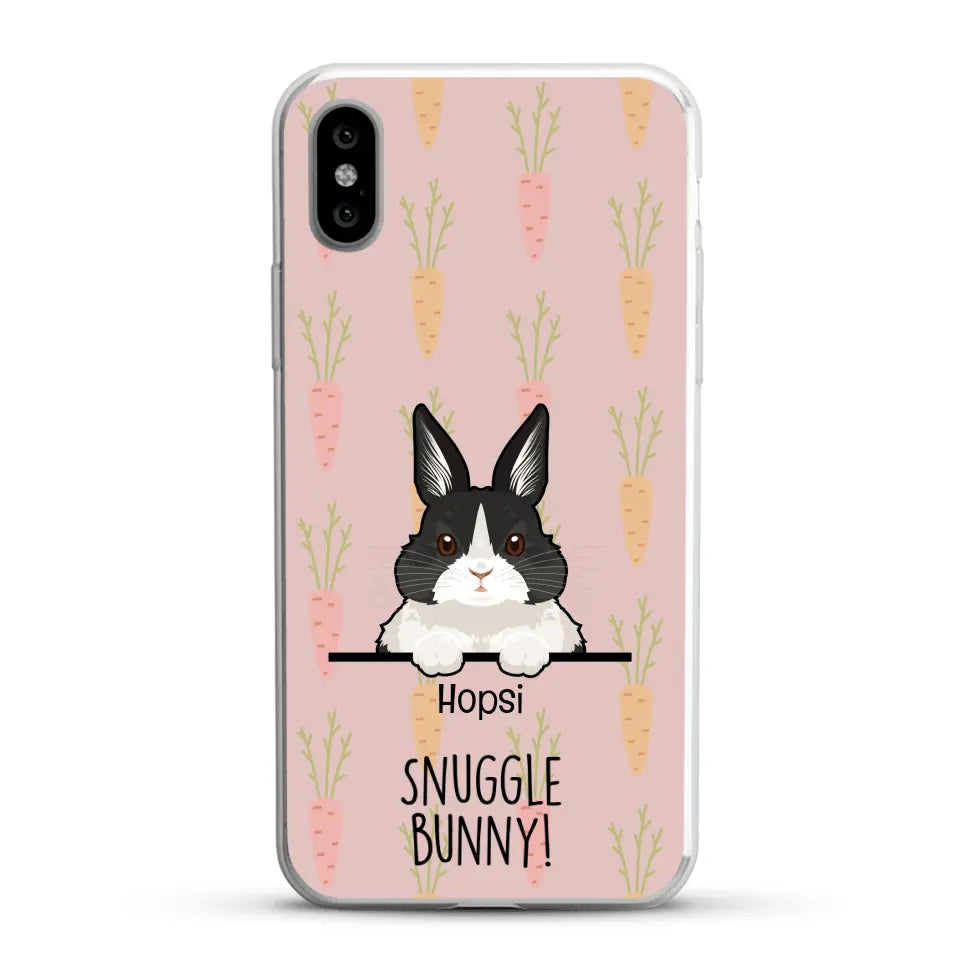 Snuggle bunny - Personalised Phone Case