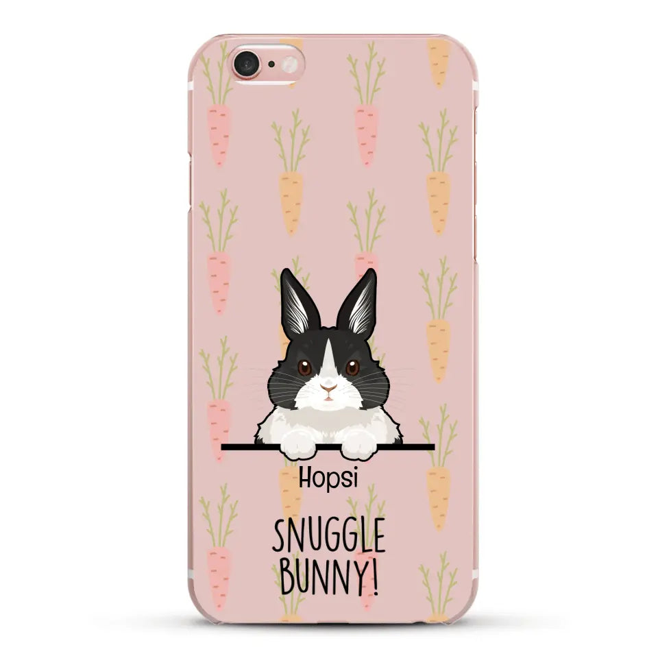 Snuggle bunny - Personalised Phone Case