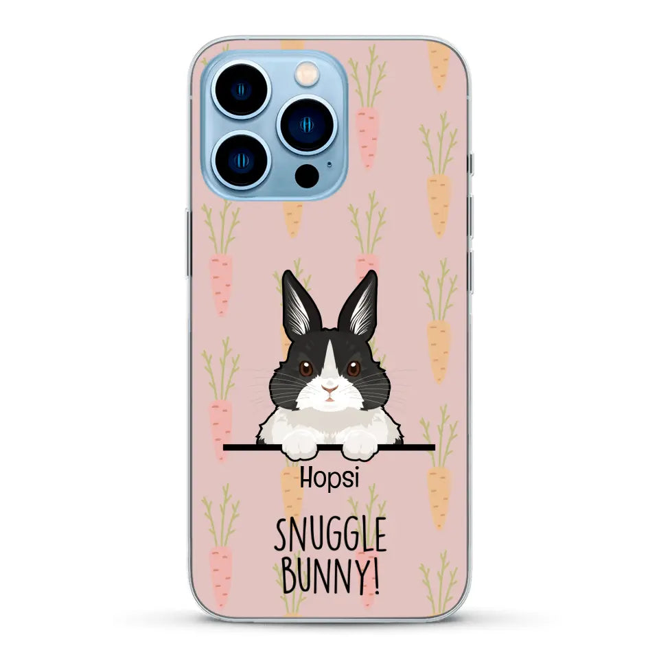 Snuggle bunny - Personalised Phone Case