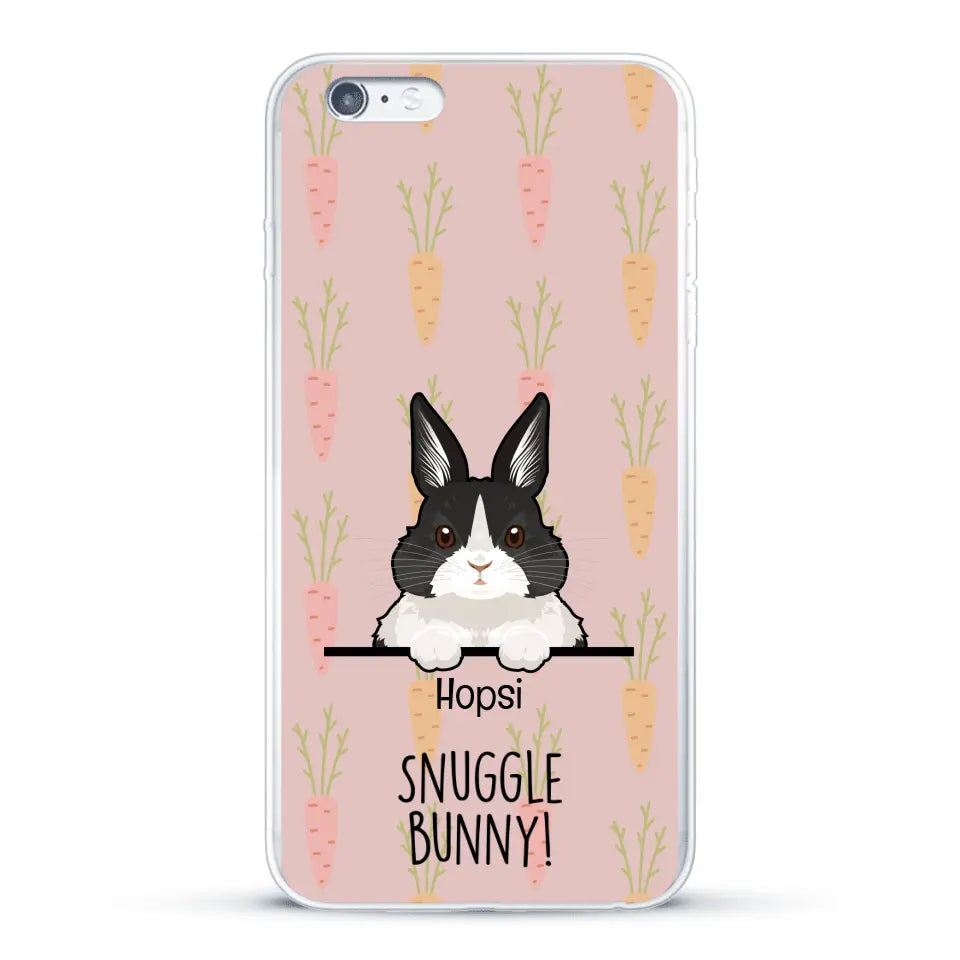 Snuggle bunny - Personalised Phone Case