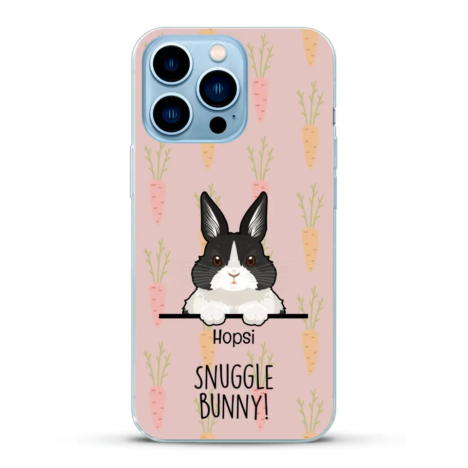 Snuggle bunny - Personalised Phone Case