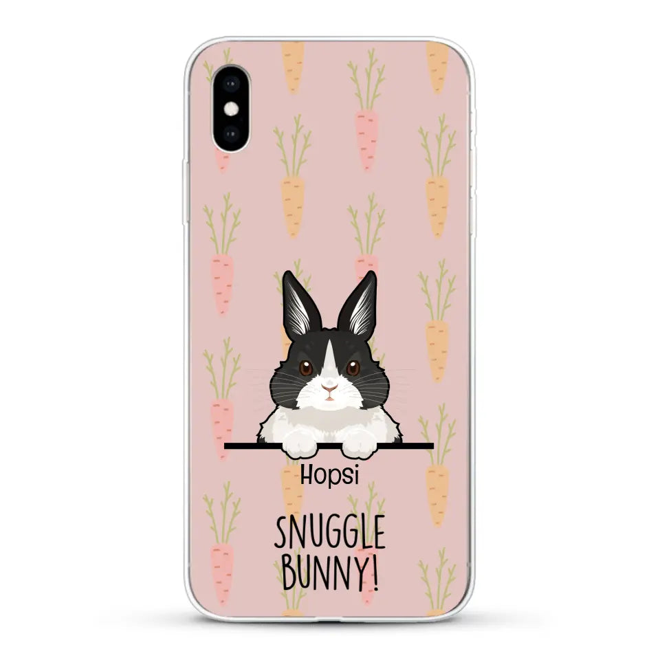 Snuggle bunny - Personalised Phone Case