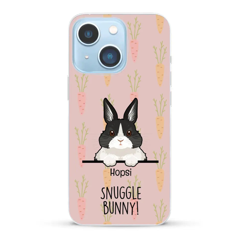 Snuggle bunny - Personalised Phone Case