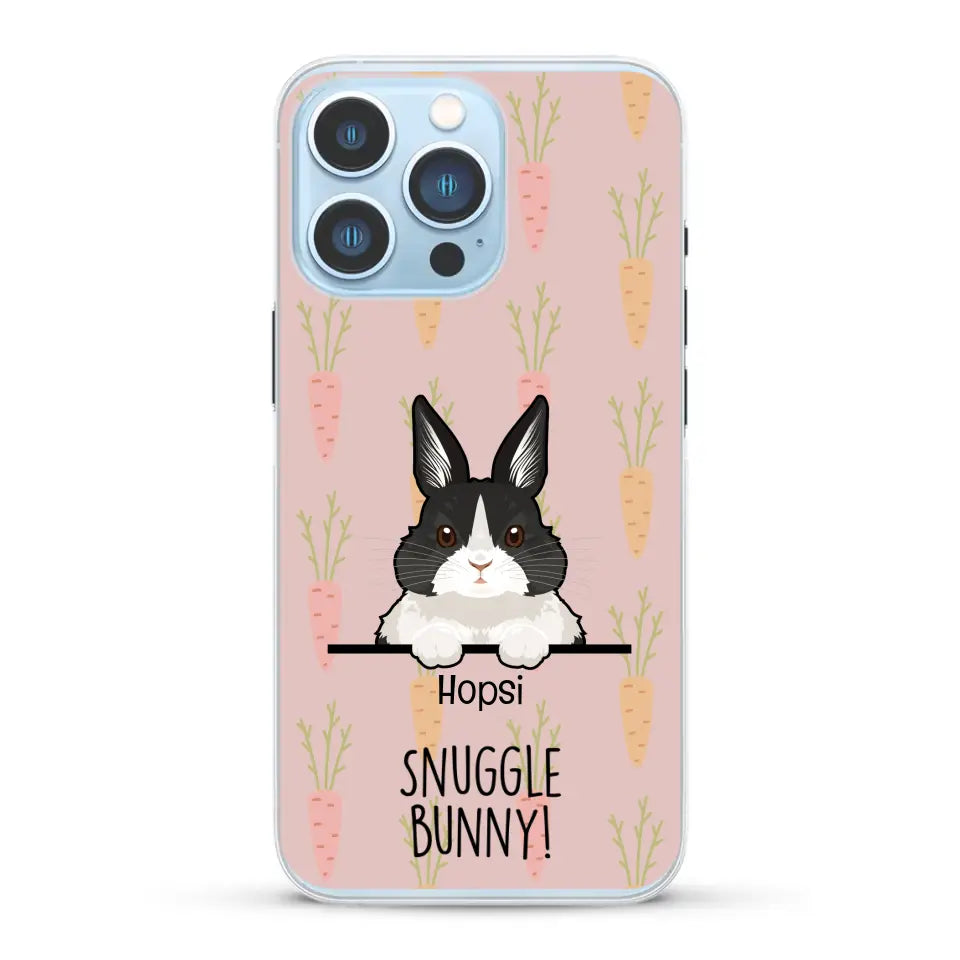 Snuggle bunny - Personalised Phone Case