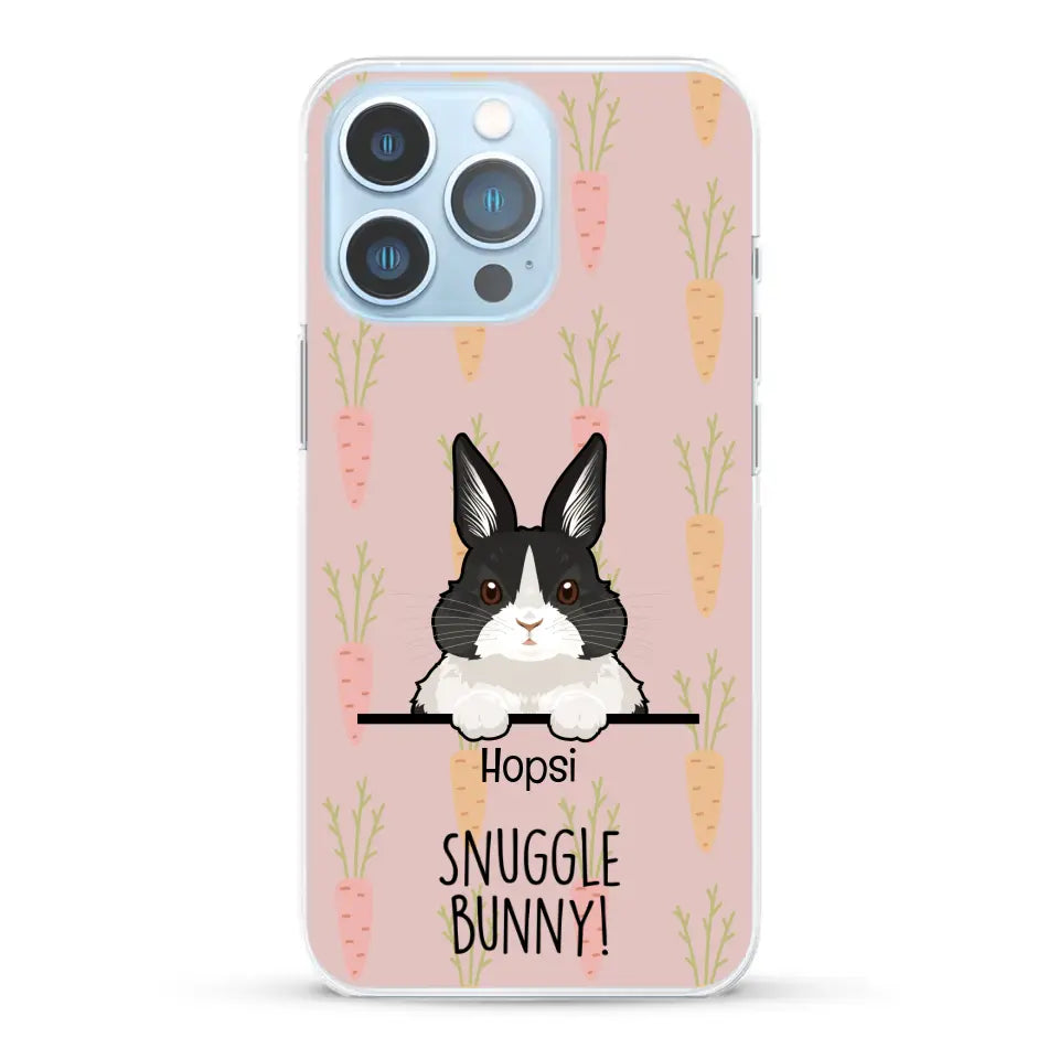 Snuggle bunny - Personalised Phone Case