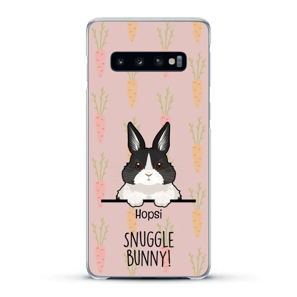 Snuggle bunny - Personalised Phone Case