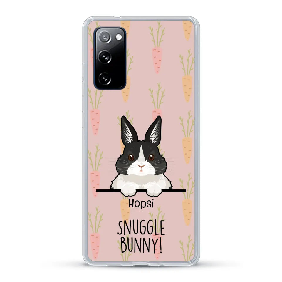 Snuggle bunny - Personalised Phone Case