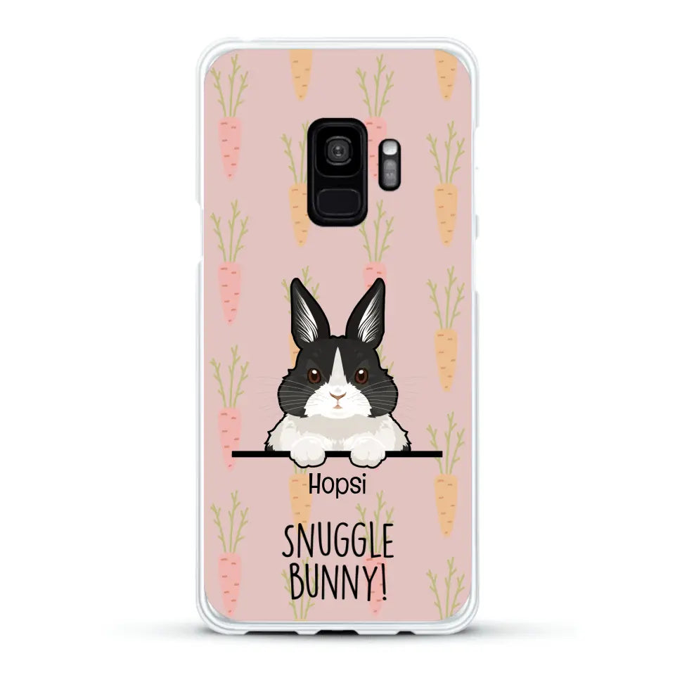 Snuggle bunny - Personalised Phone Case