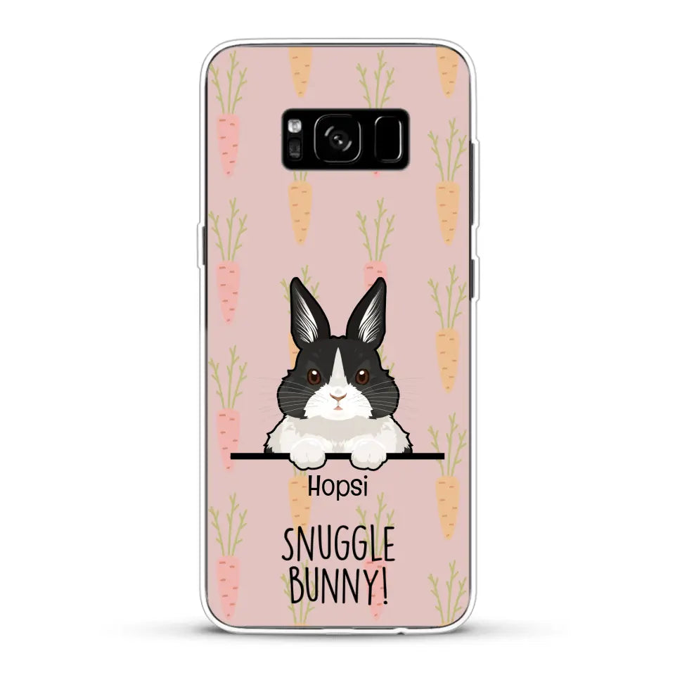 Snuggle bunny - Personalised Phone Case