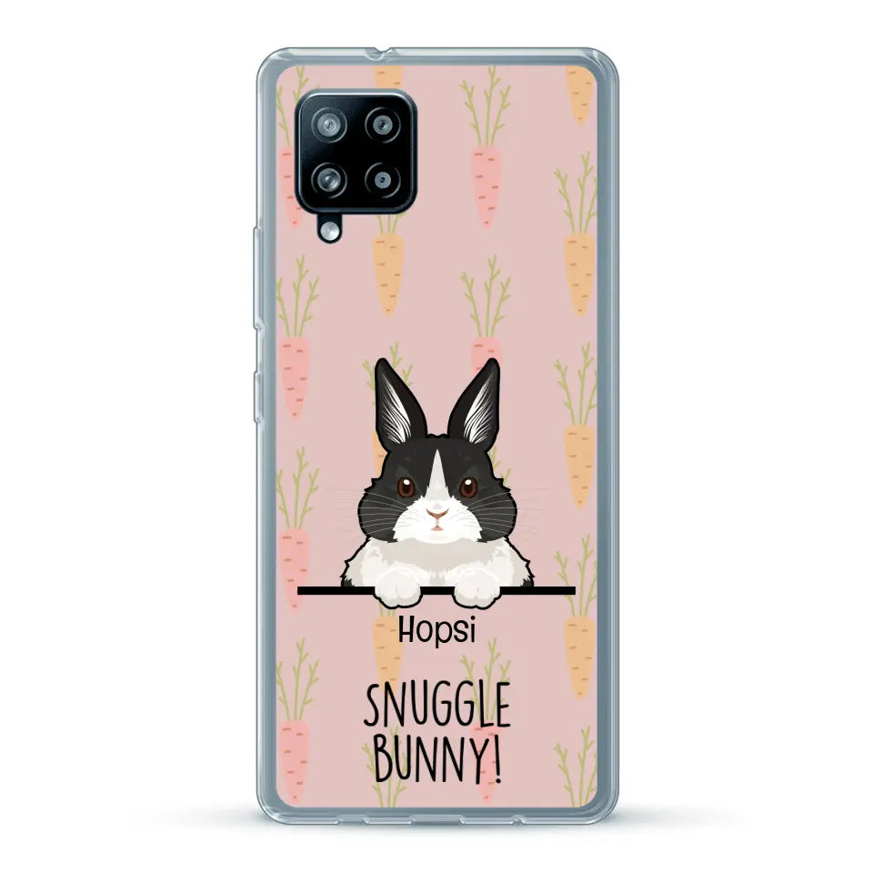 Snuggle bunny - Personalised Phone Case