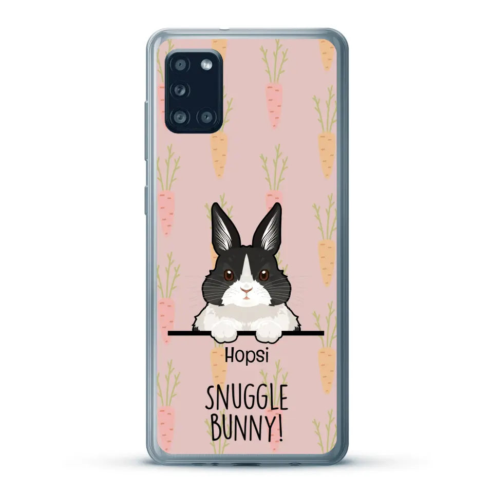 Snuggle bunny - Personalised Phone Case