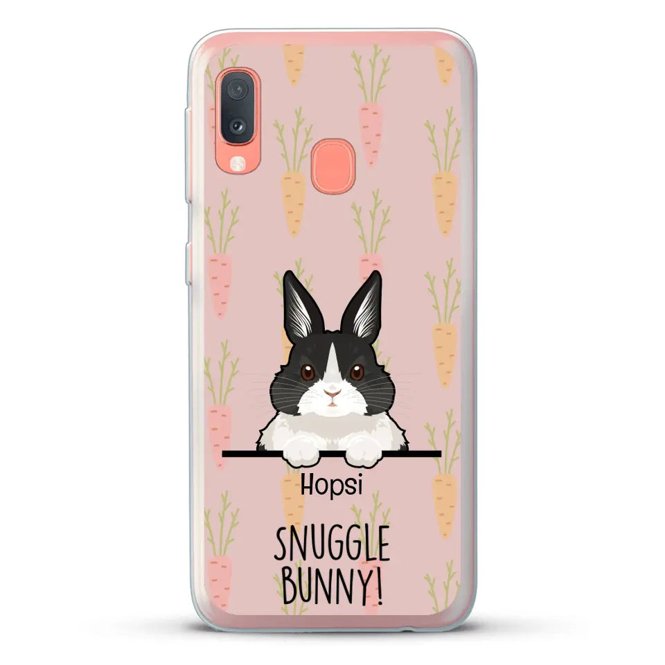 Snuggle bunny - Personalised Phone Case