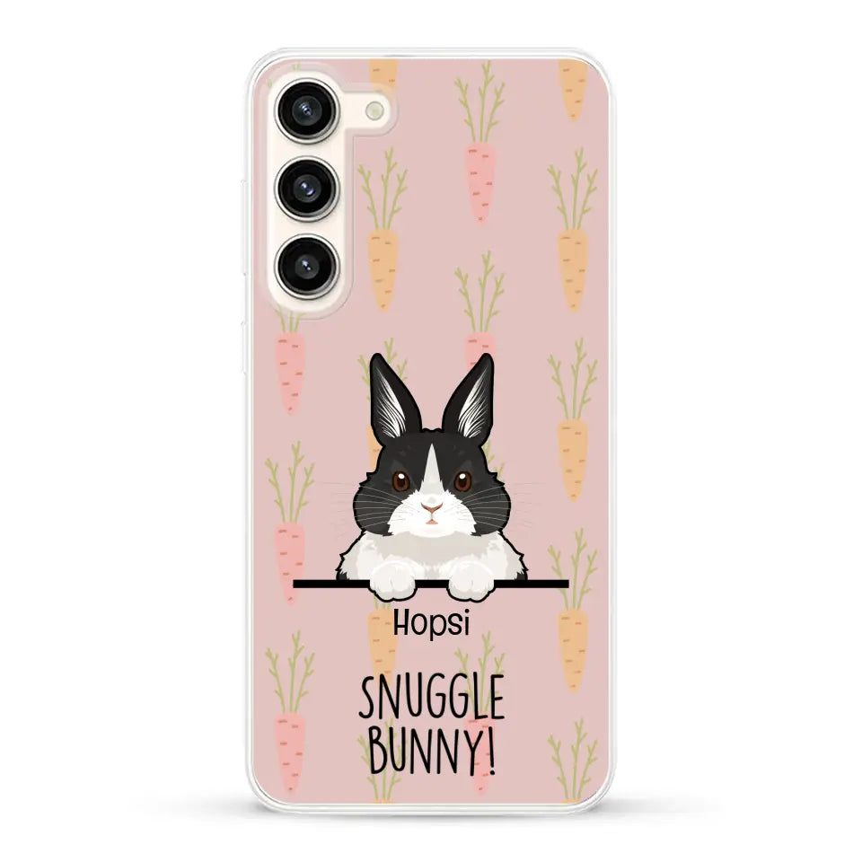 Snuggle bunny - Personalised Phone Case