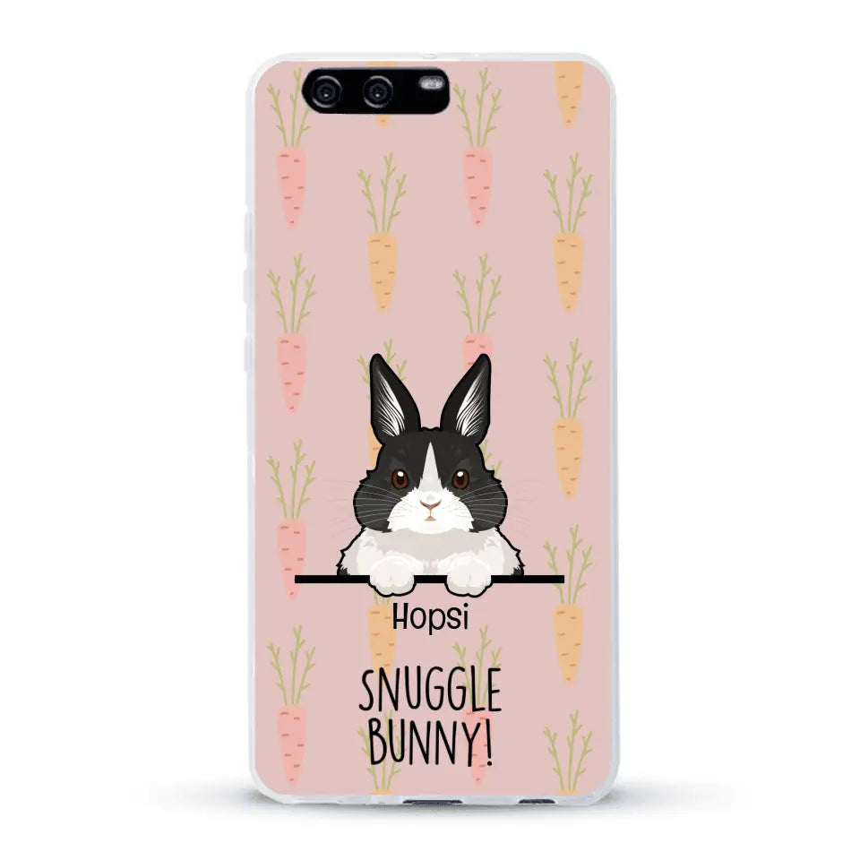 Snuggle bunny - Personalised Phone Case