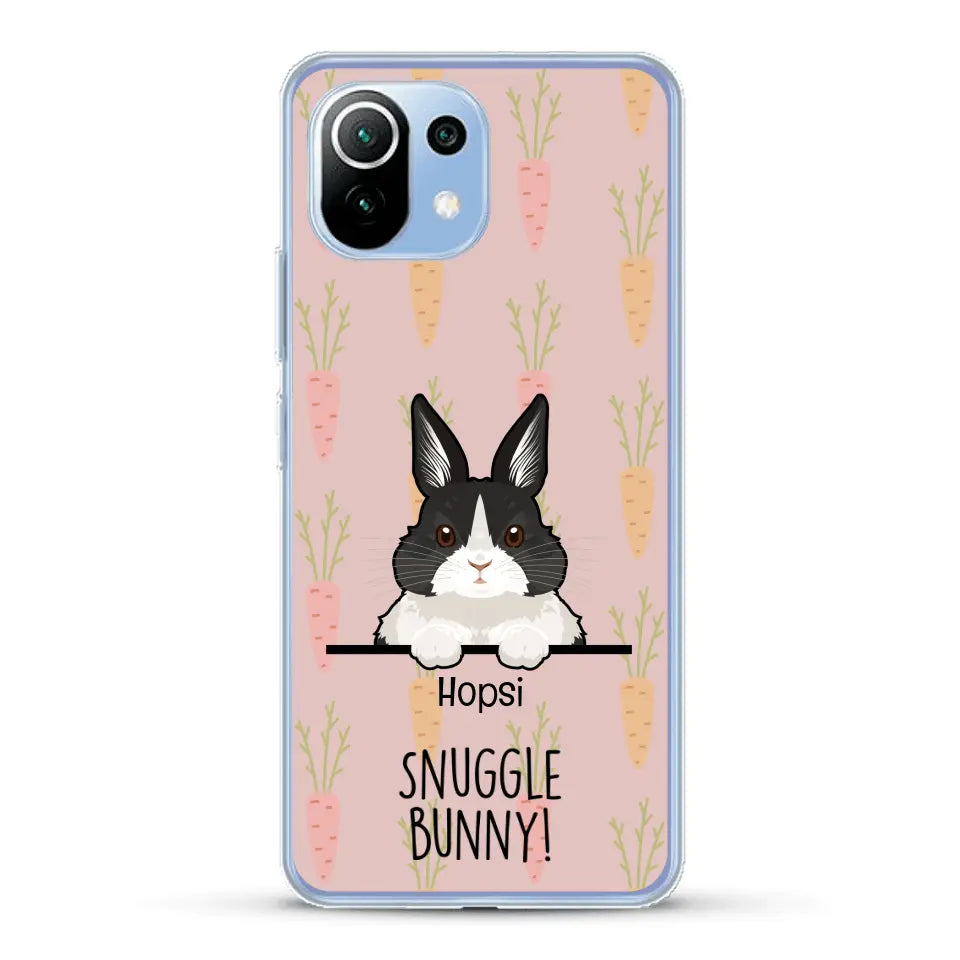 Snuggle bunny - Personalised Phone Case