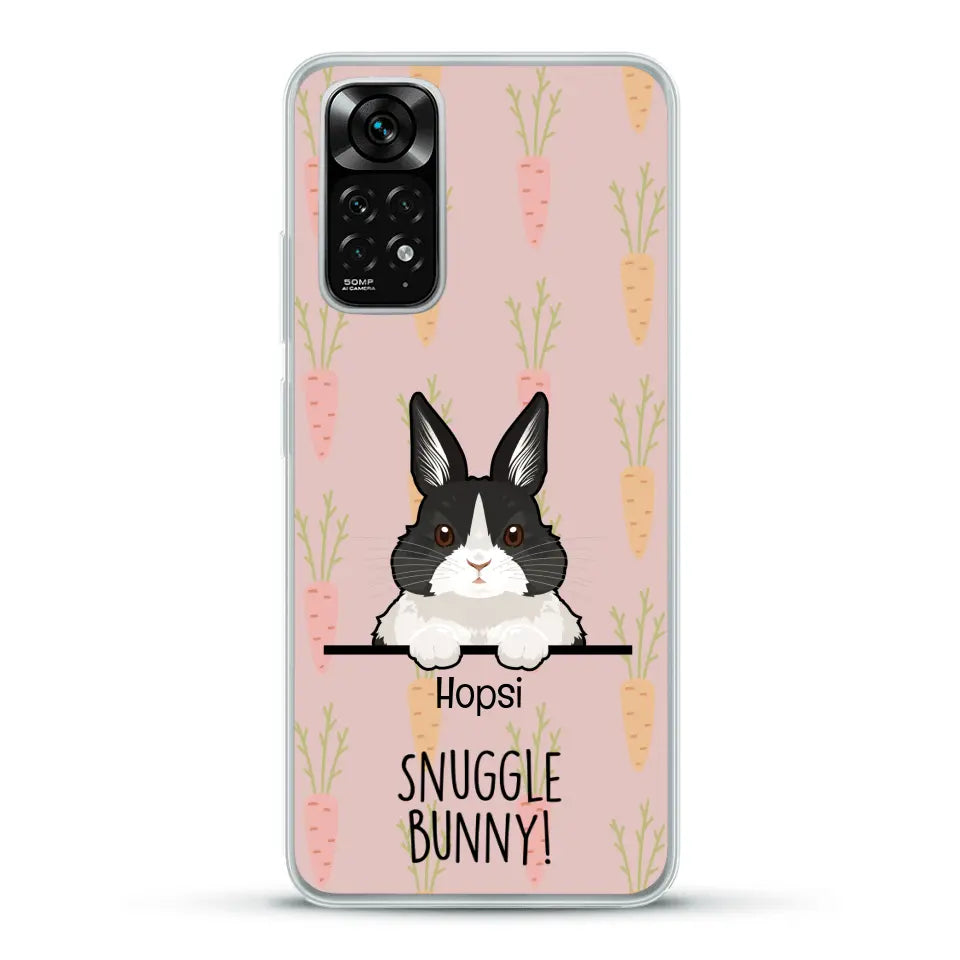 Snuggle bunny - Personalised Phone Case