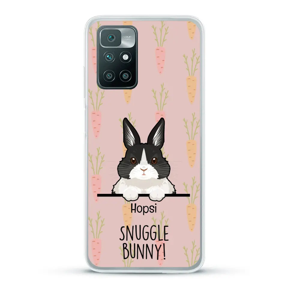 Snuggle bunny - Personalised Phone Case