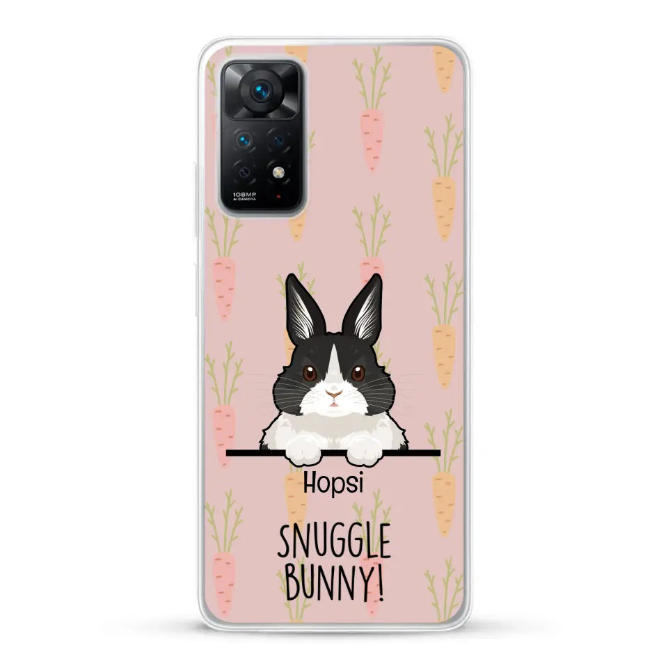 Snuggle bunny - Personalised Phone Case