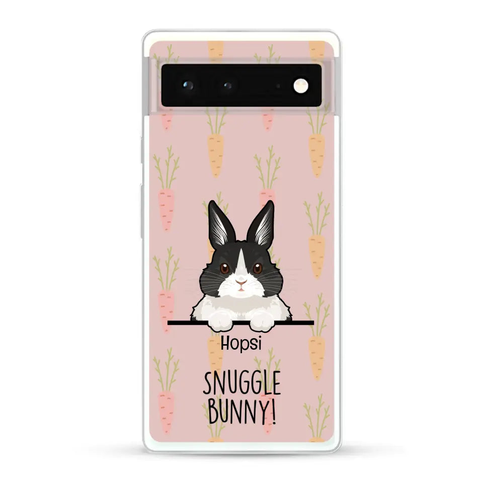 Snuggle bunny - Personalised Phone Case