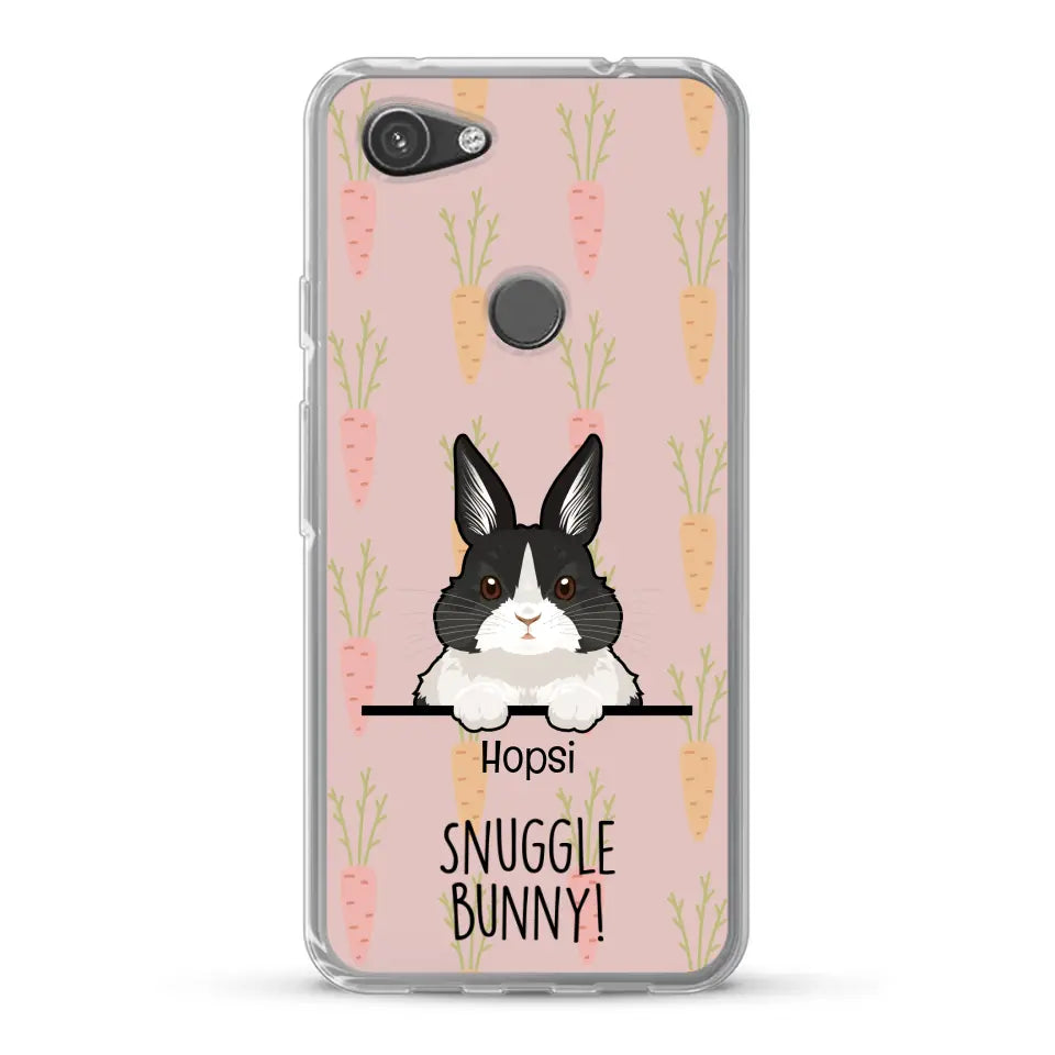 Snuggle bunny - Personalised Phone Case