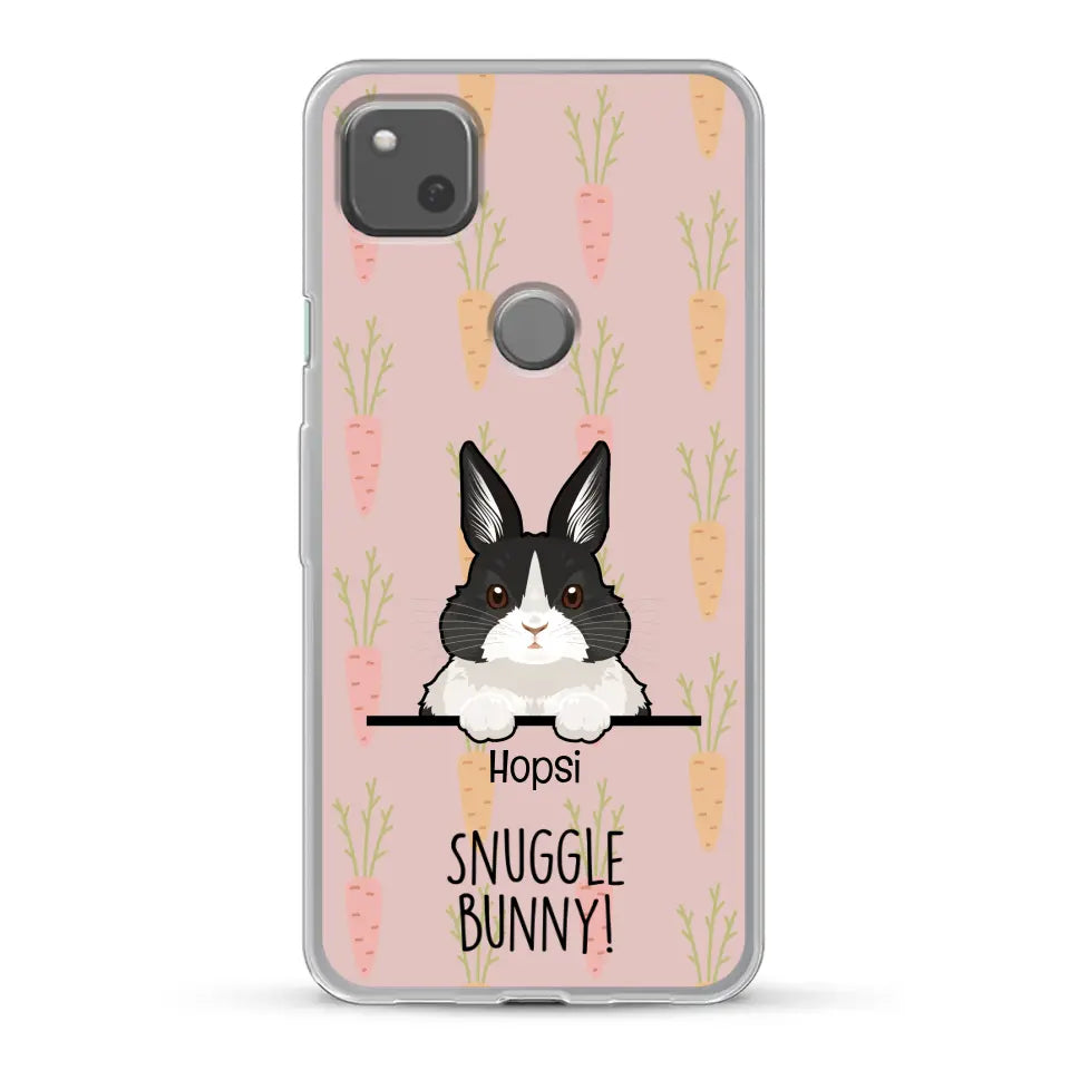 Snuggle bunny - Personalised Phone Case