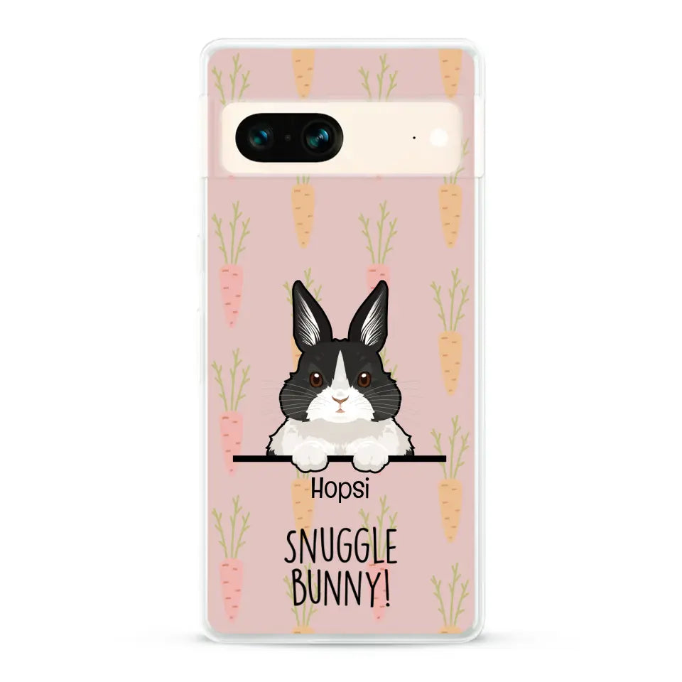 Snuggle bunny - Personalised Phone Case