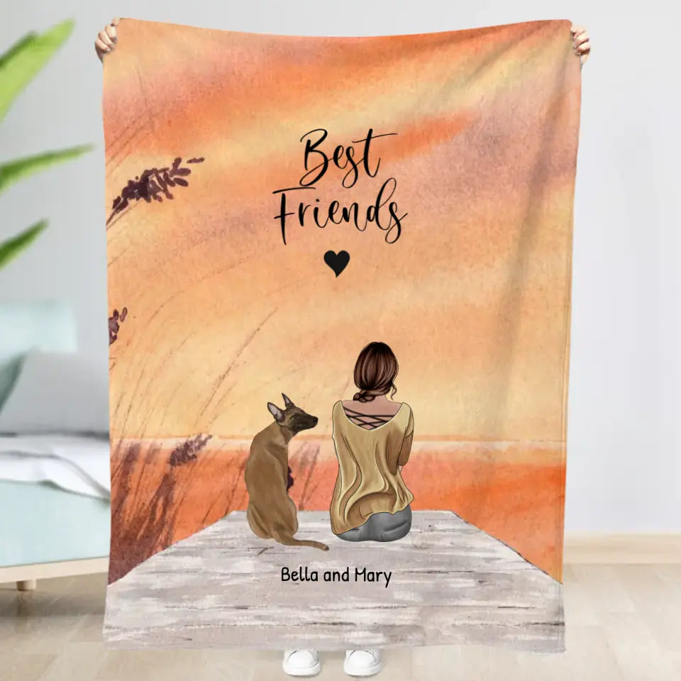 Together with my pet - Personalised blanket