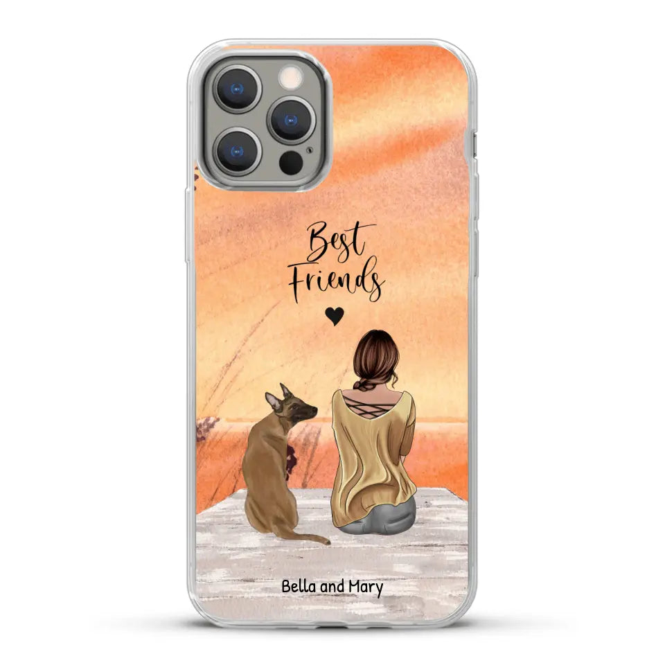 Together with my pet - Personalised Phone Case