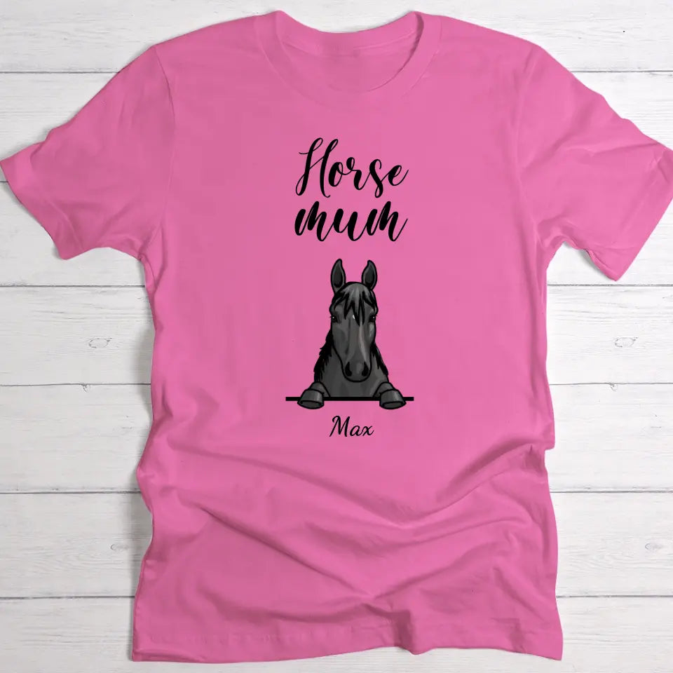 Horse mum - Personalised t-shirt