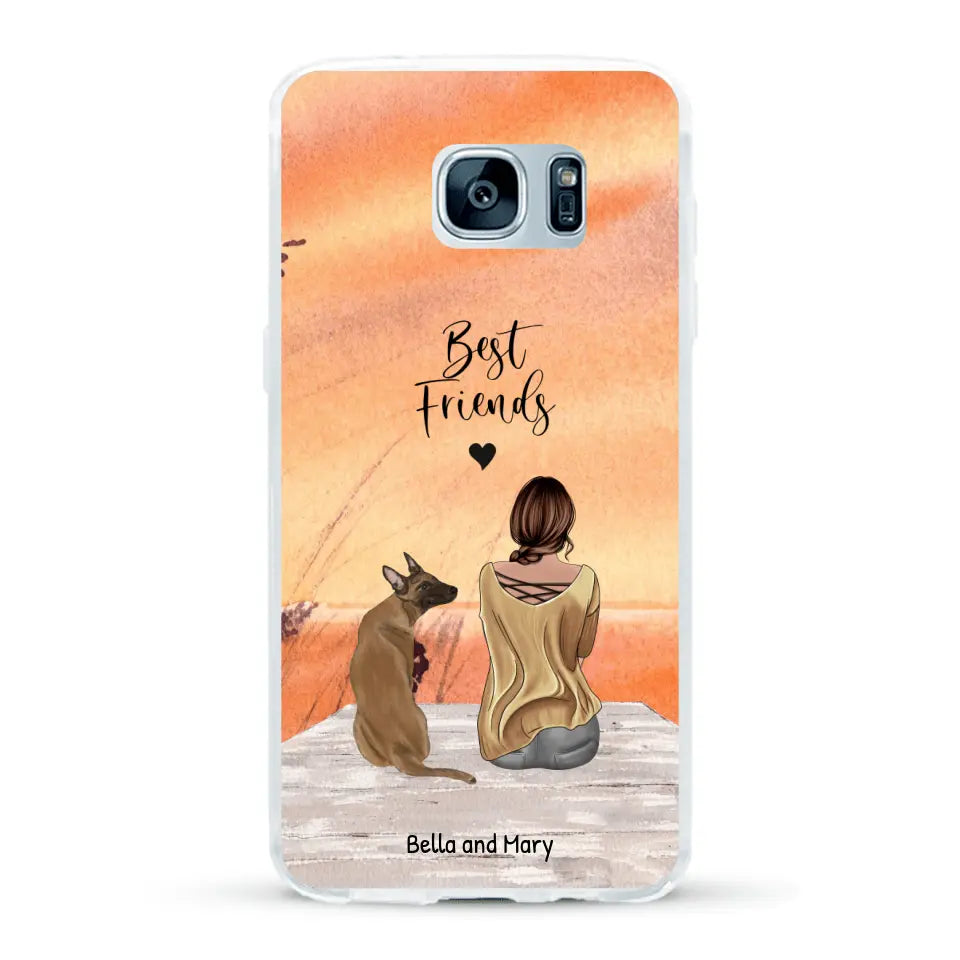 Together with my pet - Personalised Phone Case