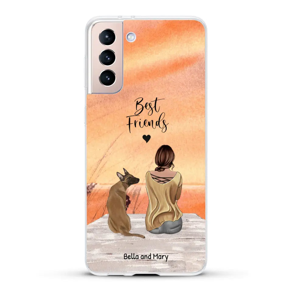 Together with my pet - Personalised Phone Case