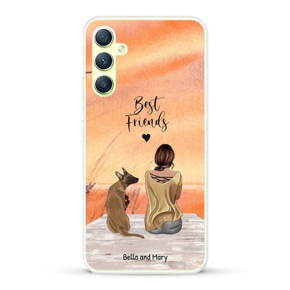 Together with my pet - Personalised Phone Case