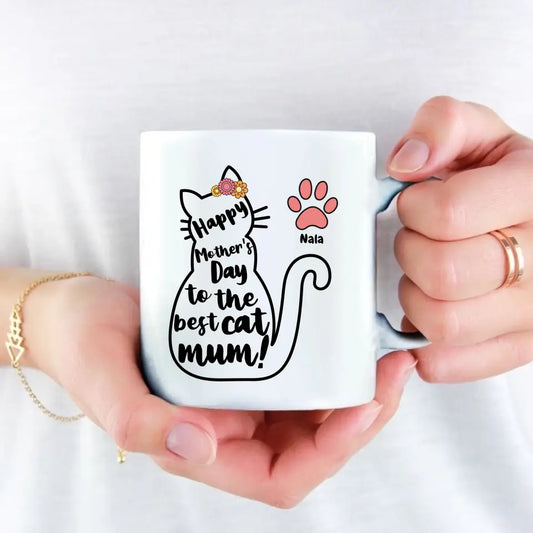 Best Cat Mum - Personalised mug