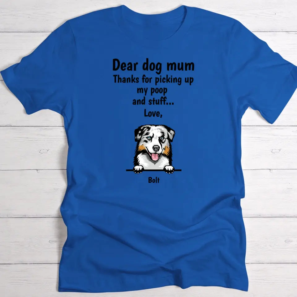 Dog Poop - Personalised t-shirt