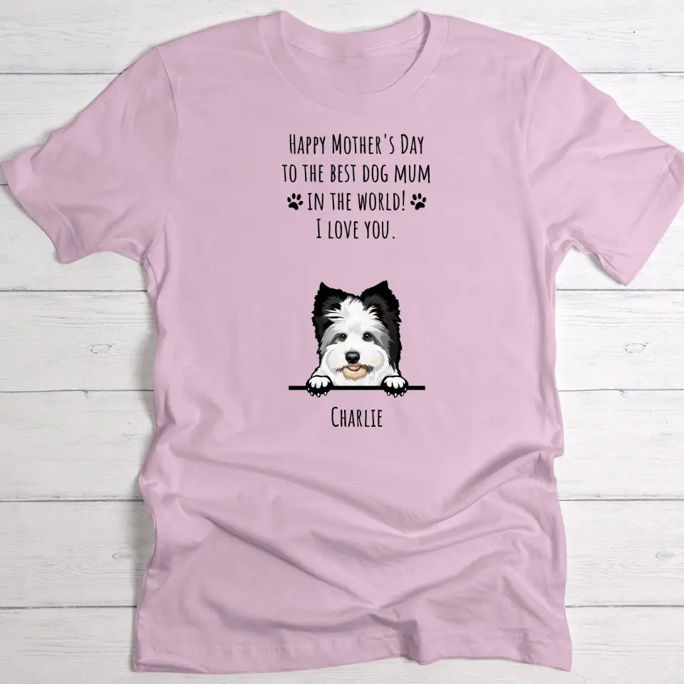 Happy Mother's Day Pet Mum - Personalised t-shirt