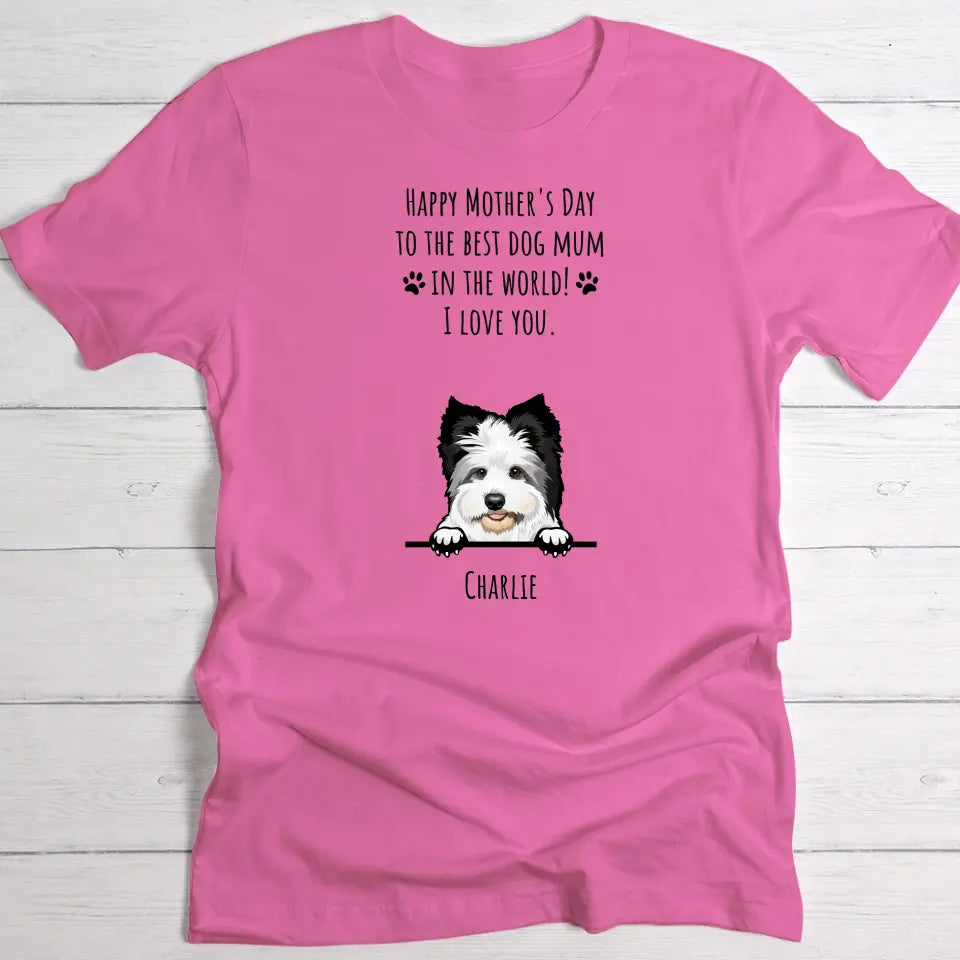 Happy Mother's Day Pet Mum - Personalised t-shirt