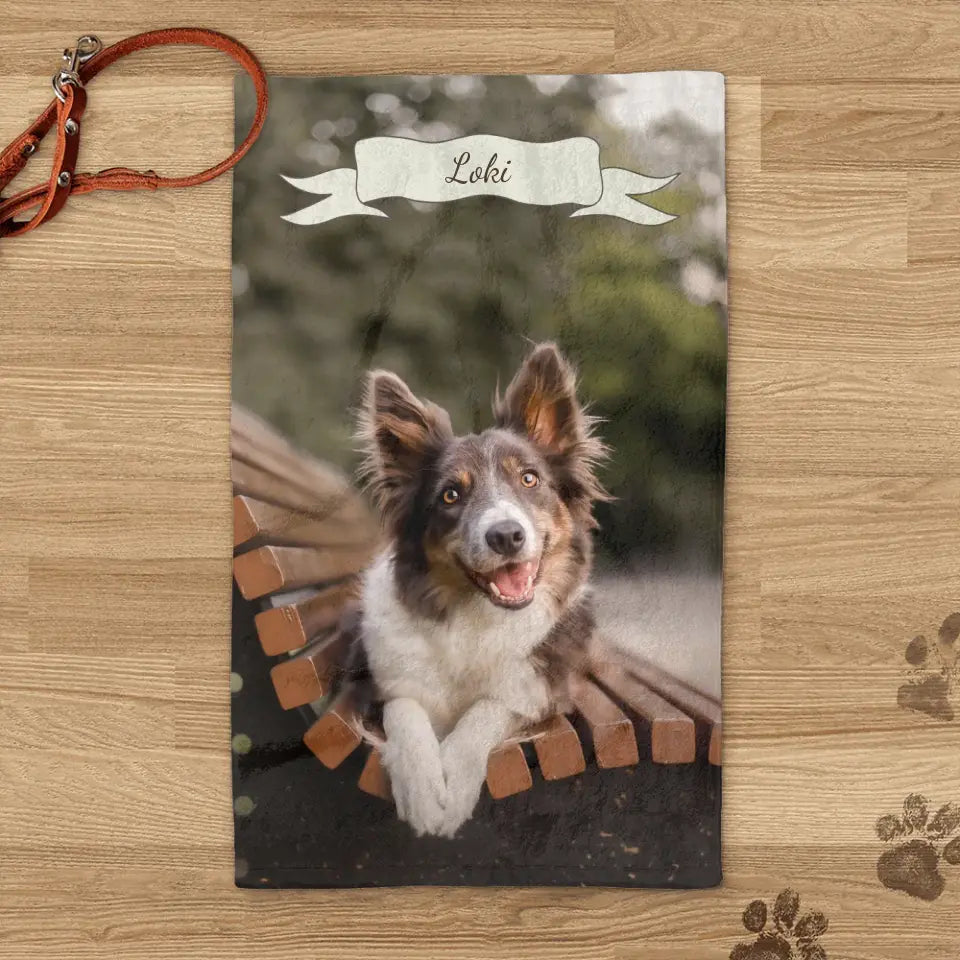 Your photo - Personalised Pet Towel