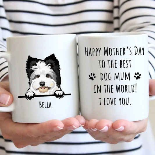 Happy Mother's Day Dog Mum - Personalised mug