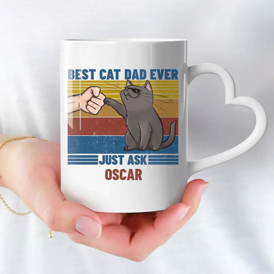 Best cat dad ever - Personalised Mug