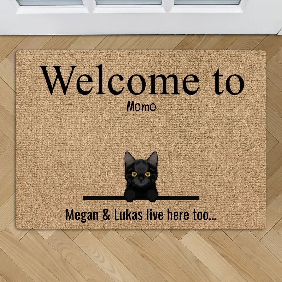 All my furry friends - Personalised Doormat