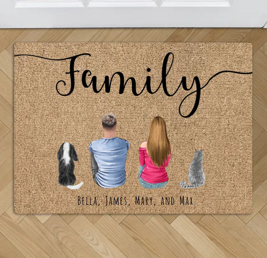 Couple - Personalised Doormat