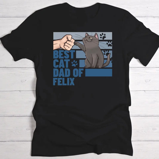 Best cat dad of... - Personalised T-Shirt