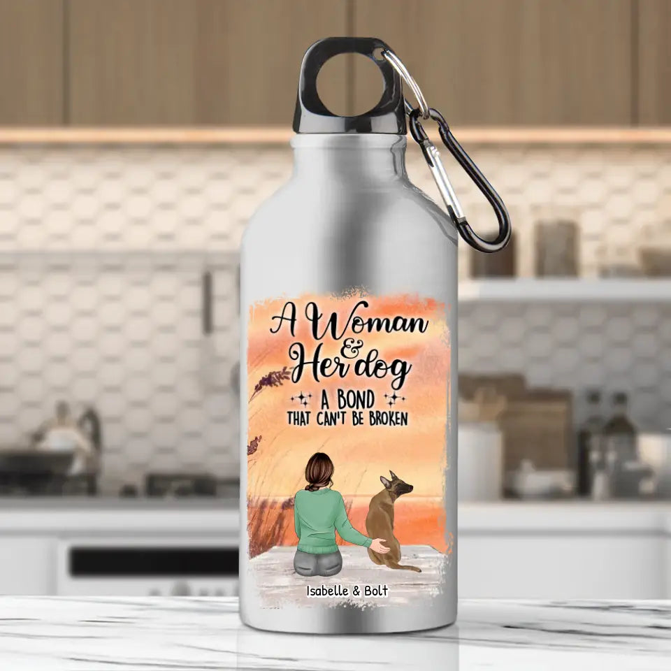 Together with my pets - Personalised Water Bottle