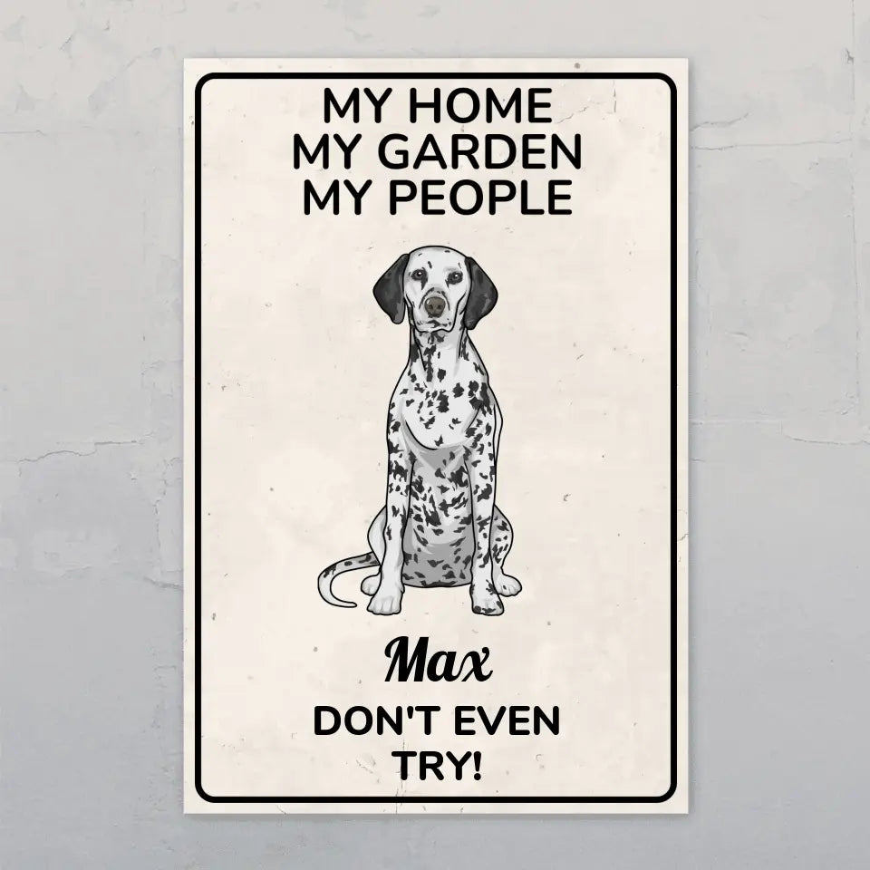 My Home, my Garden - Personalised Garden Sign