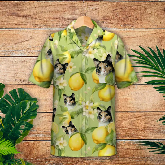 Summer lemons - Personalised Hawaiian Shirt