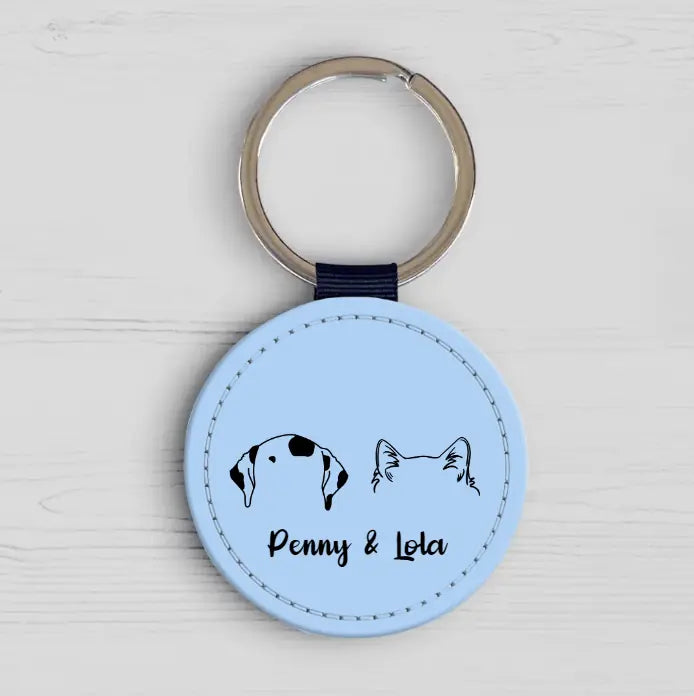 Pet ears - Personalised keychain